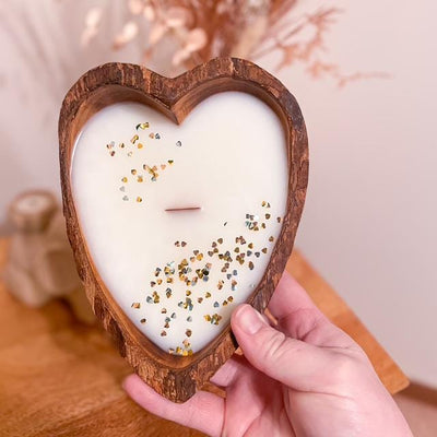 Wholesale Handmade Heart shaped Dough Bowls Valentine set of 8 Lovers Hearts Candle Bowl Wedding Decor Gift Bowls Valentines Day Gift  Bowls