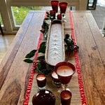 Extra Large 21 inch Wooden Candle Pour Bowl Long Console Candle Bowl Farmhouse Decor Outdoor Heavy baguette dough Bowl Bulk sale qty 2 Gifts