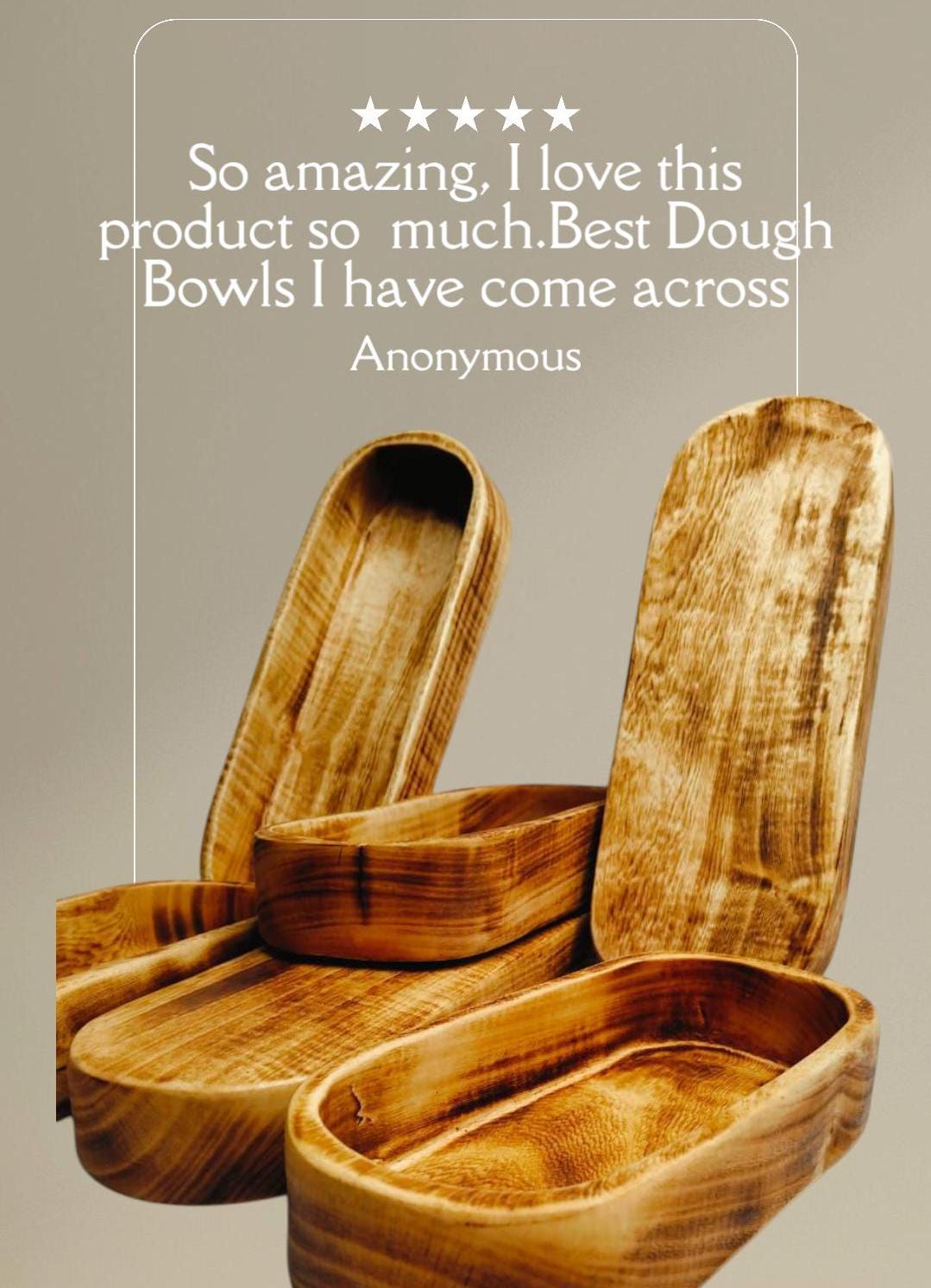 New Perfect Hand Held Machine Cut Hand finished wooden unique Dough Bowls Mix of 6pcs/wax pour 11 and 9"Candle making Bowl Farmhouse DIY kit