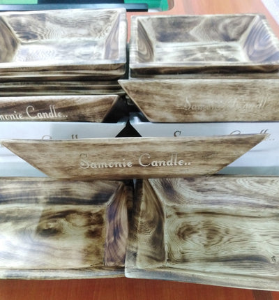 Wholesale. QTY 10 Mixed white and Natural stained Wood Engraved Dough Bowls.Decorative Candle Bowls with Initials.Express Shipping worldwide