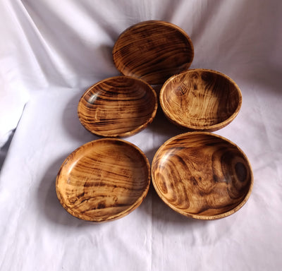 ONSALE. Wholesale ! Handmade Round shaped plate Dough Bowls set of 5. Plate Candle Wax Bowls. Decor Holder  Bowls.Farmhouse Storage Plates