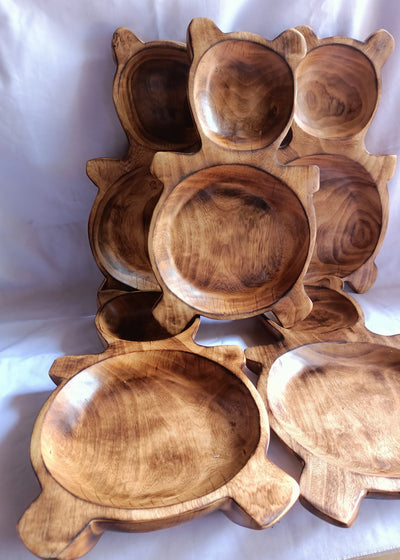 Wholesale Supply! Unique HandmadeTeddy Bear wooden Dough Bowls set of 5: DIY Candle Ready Making Kit. Farmhouse Decor Gift Bowls DIY Candle.