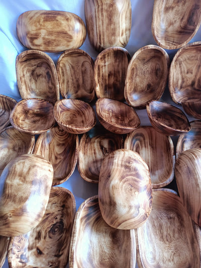 ONSALE! Wholesale pack of 5 . Unique handmade Dough Bowls. DIY Candle Making Kit. Farmhouse Decor Display