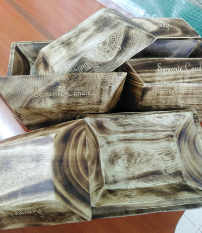 Bulk Sale.Handmade Unique Personalized 9"*7*1.5" Farmhouse Decor Dough Bowls set of 10.Engraved Initials Candle Bowls Supply. Decor Items