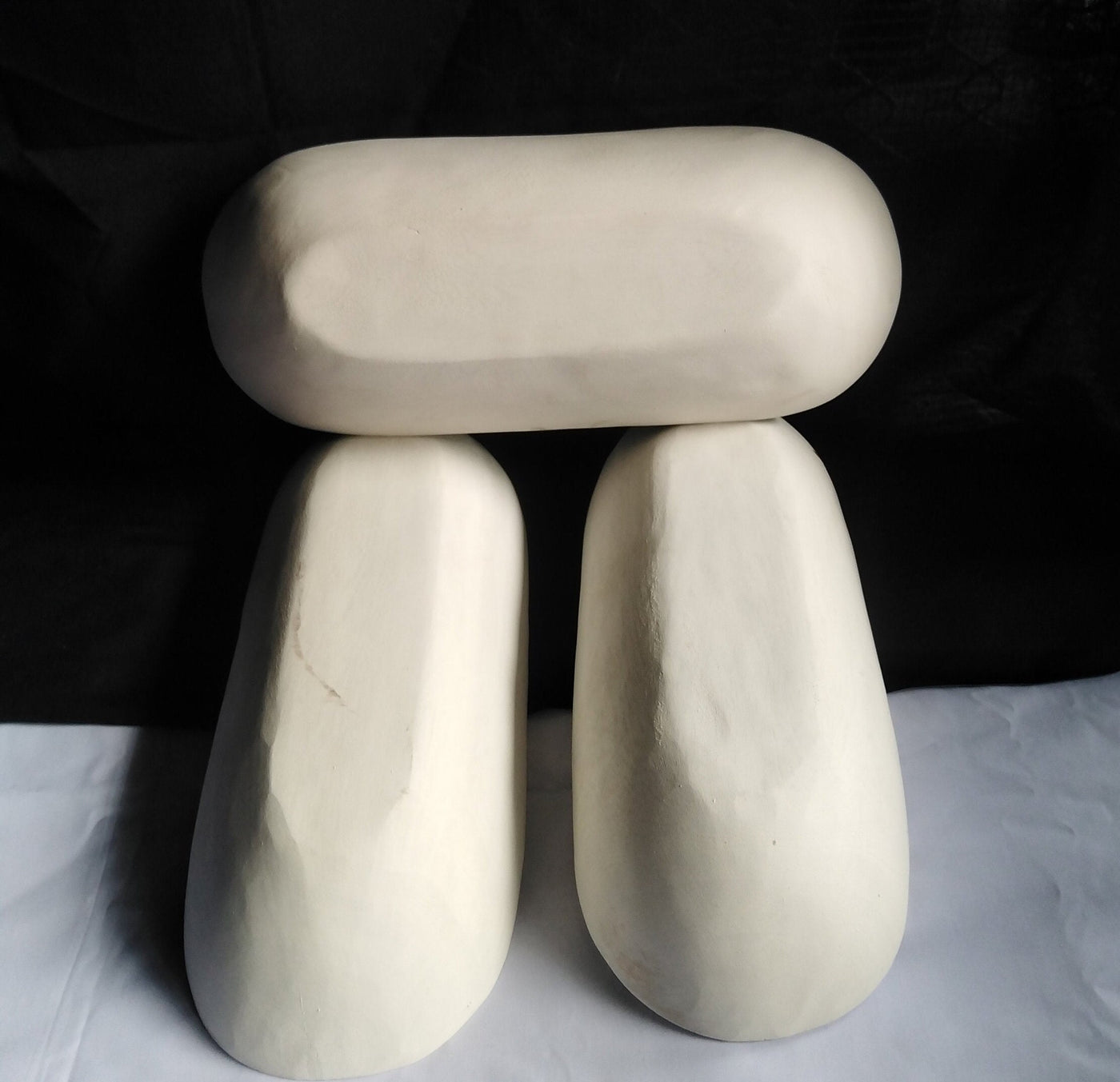 Bulk medium Wooden Candle Dough Bowls- white set of 3. Centerpiece Home Decor Bowls. Diy Candle Making Kit. 13" Wood Bowls.