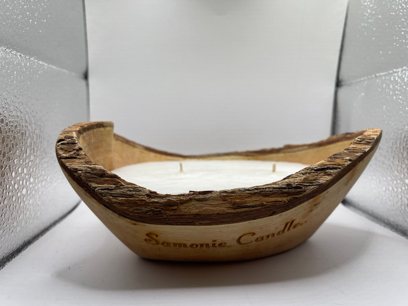 Wholesale.Laser Engraved Heart shaped Candle Dough Bowls set of 10.Personalized Heart Display Bowls.Inscribed Centerpiece Bowls with a name.