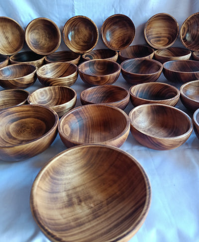 New Wholesale Supply Bowls.Perfect Machine Cut 5" diameter,2" deep Dough Bowls.Eleganit Hand finished Bowls set of 10.DIY Candle Making Kit.