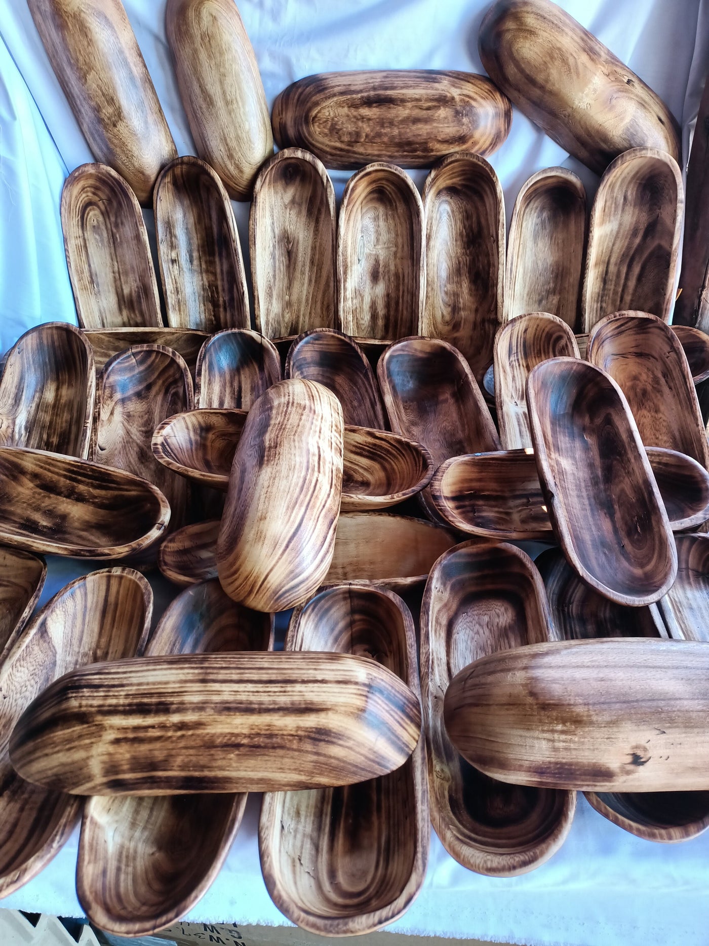 Wholesale Offer! Natural Handmade medium 11"and Small 9" Bowls Pack of 50.(25-25) DIY Decor/Candle Dough Bowls Kit.Gift Bowls..