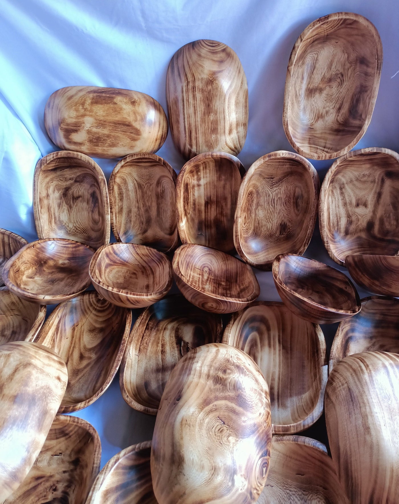 ONSALE! Wholesale pack of 5 . Unique handmade Dough Bowls. DIY Candle Making Kit. Farmhouse Decor Display