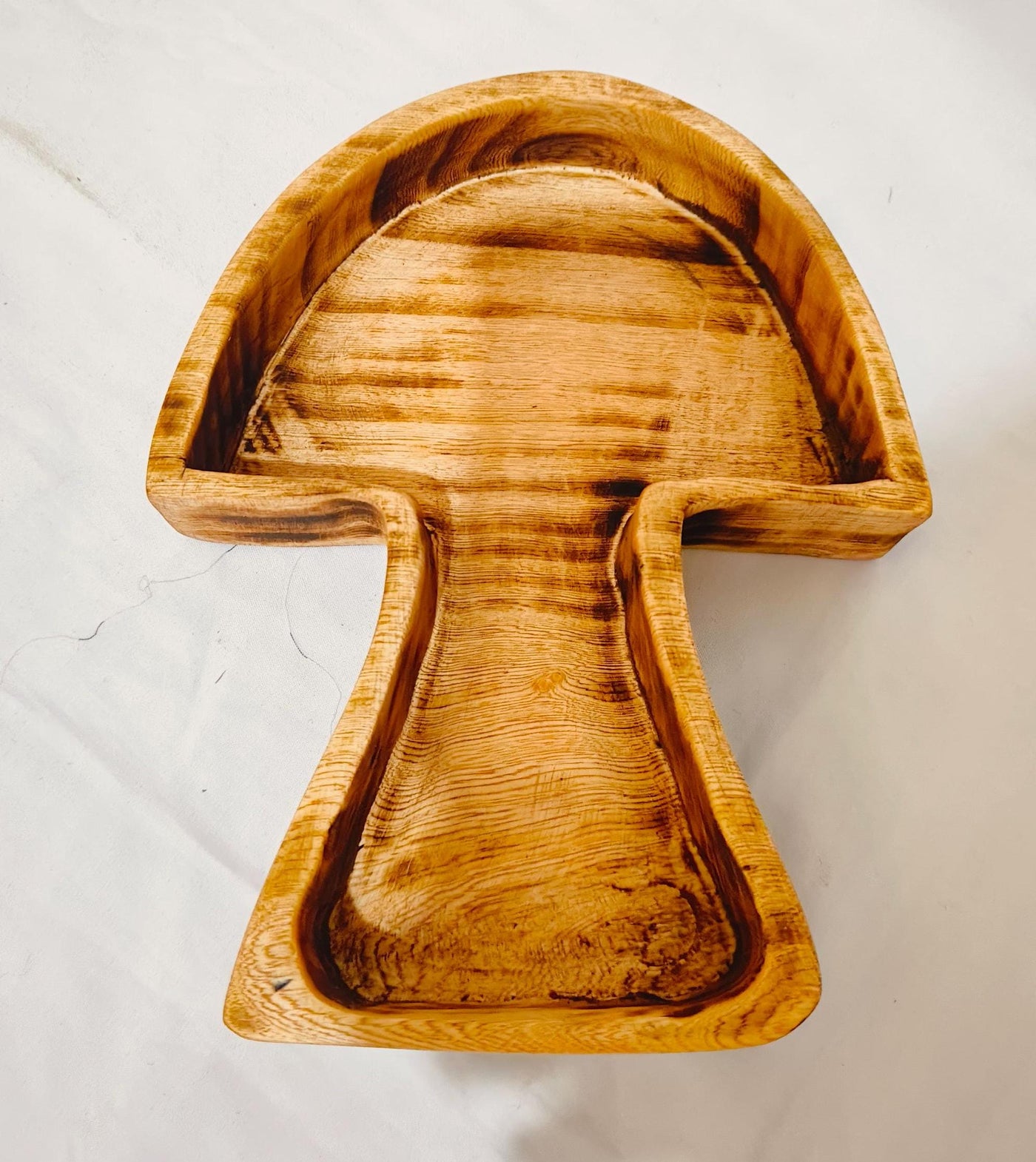 Wholesale Mushroom shaped Dough Bowls Trays set of 25 Handmade Mushrooms Bowls 8.5x6 5x1.5 "Candle Bowls storage  trays servers wooden Gifts
