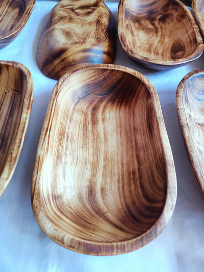 Wholesale Supply. Unique Handmade 10by6 inches Candle Ready wooden Dough Bowls Set of 10. DIY Candle Bowls. Farmhouse Decor Bowls.Gift items
