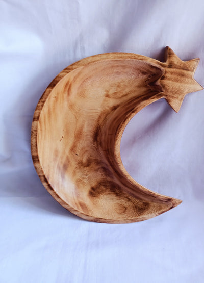 Bulk Supply. Unique Single Star cresent Moon shaped Handcarved Dough Bowls set of 5. Diy Candle Bowls. Farmhouse Decor Bowls.Gift items.
