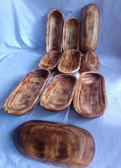 Wholesale Sale Set of 25 Dough Bowls. 11*4*1.5 inches. Candle Ready Bowls. DIY Candle Fill Set. Farmhouse Decor Bowls