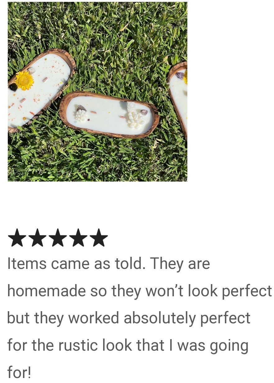 9-pack Handcarved Oblong wooden Dough Bowls with Barks. Unique 9x4x1.5" Bark edges Decor Bowls.Gift items.wholesale availability.wax vessels