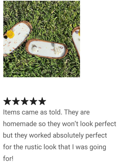 9-pack Handcarved Oblong wooden Dough Bowls with Barks. Unique 9x4x1.5" Bark edges Decor Bowls.Gift items.wholesale availability.wax vessels