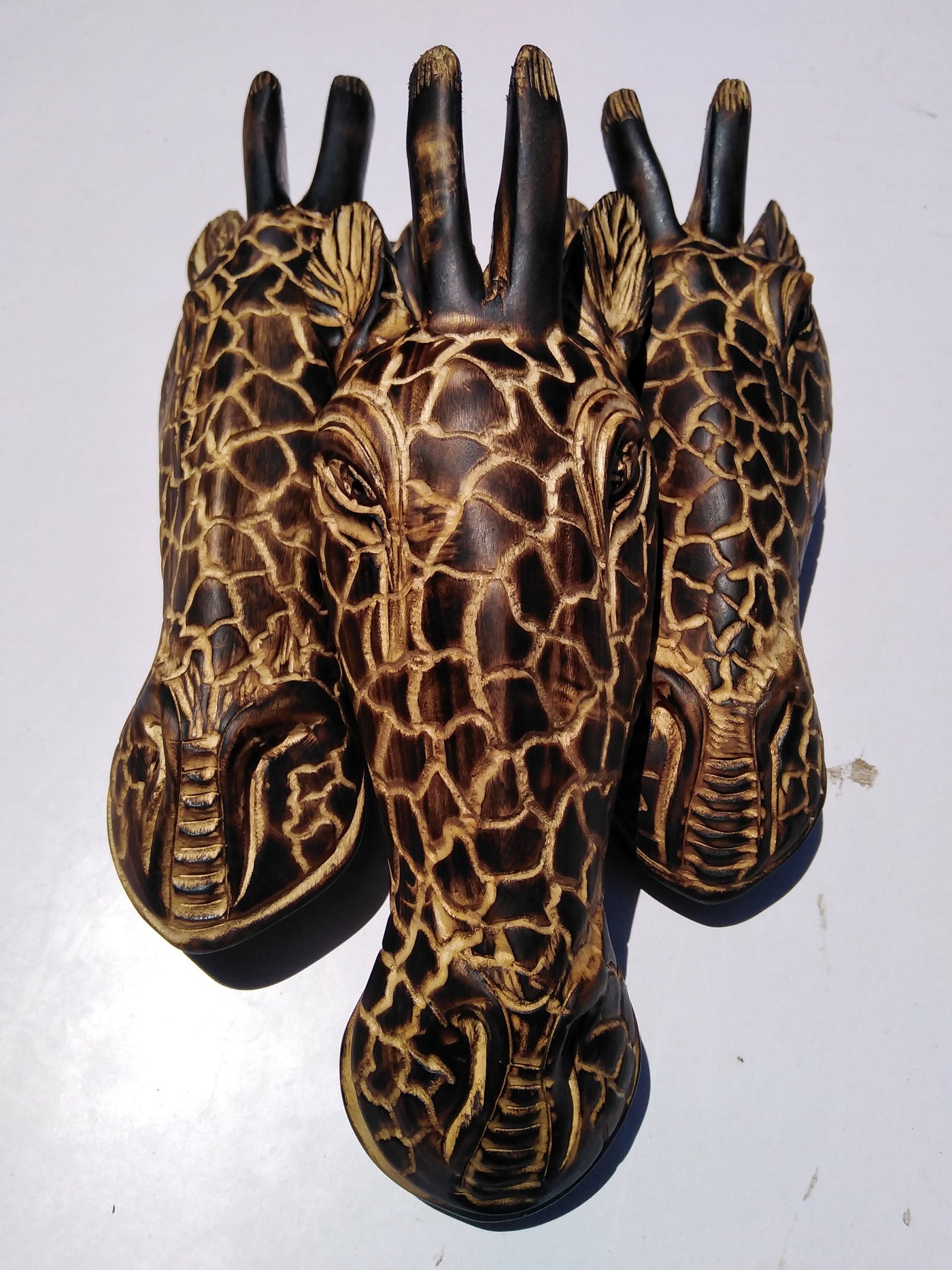 Wildlife Wood Wall Decor. Giraffe Head Hanging Wall Decor. Zoo Gift Items. Handmade Modern Homes Art Wall Decor.Office Wall Decor.