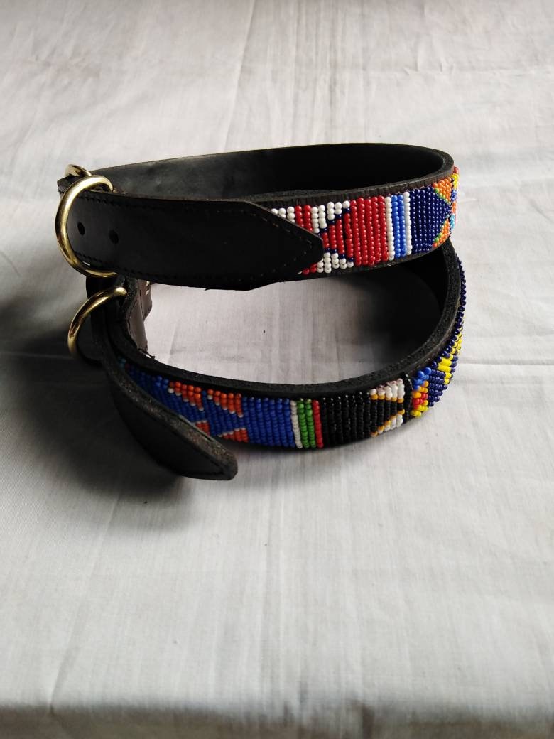 Wholesale.Handmade Dog Collar, Beaded Leather Pet Collar, Personalised Leather Dog Collar,Personalised Dog Collar Leashes, Custom Dog Collar