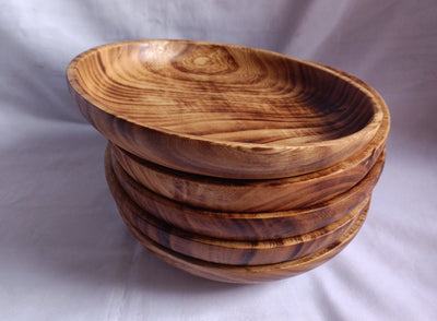 ONSALE. Wholesale ! Handmade Round shaped plate Dough Bowls set of 5. Plate Candle Wax Bowls. Decor Holder  Bowls.Farmhouse Storage Plates