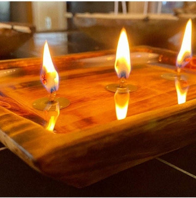 Wooden Dough Display Bowl - Large or Small; White or Natural. Wood Candle Dough Bowls Set of 50. Minimum 50 Bowls per Order.