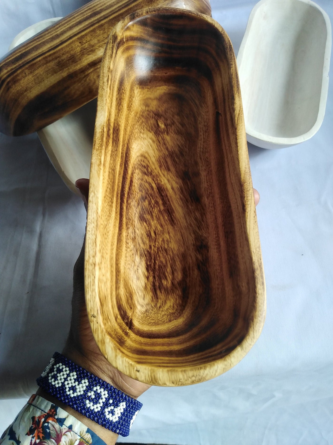Bulk supply Candle Bowls. 9and11" skinny Candle Bowls Mix of 6 white and Natural..Farmhouse Decor Bowls.