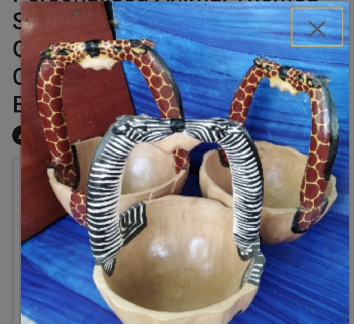 Personalised Animal Themed Shopping Basket.Handcarved Girrafe Shopping Bag.Shopping Cart. Animal Wooden Wicker Bag. Zebra Fruit Display Bag