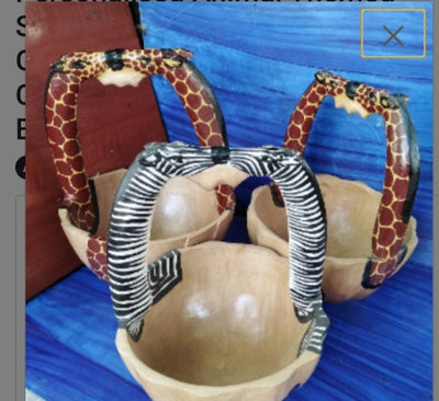 Personalised Animal Themed Shopping Basket.Handcarved Girrafe Shopping Bag.Shopping Cart. Animal Wooden Wicker Bag. Zebra Fruit Display Bag