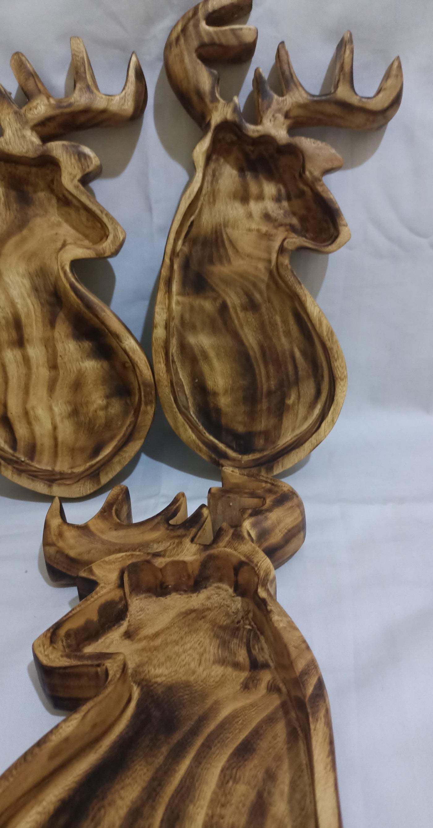 The Deer Dough Bowls. Deer Antlers Camdle Bowls set of 5. wildlife Nature and Candle Ready Bowls.Diy Gift Bowls.Bulk Supply Decor Bowls