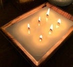 Wholesale Unique Handmade Dough Bowls set of 5.Wooden multiple wick Candle Display Bowls.Farmhouse Decor Centerpiece.DIY Candle Making Kit.