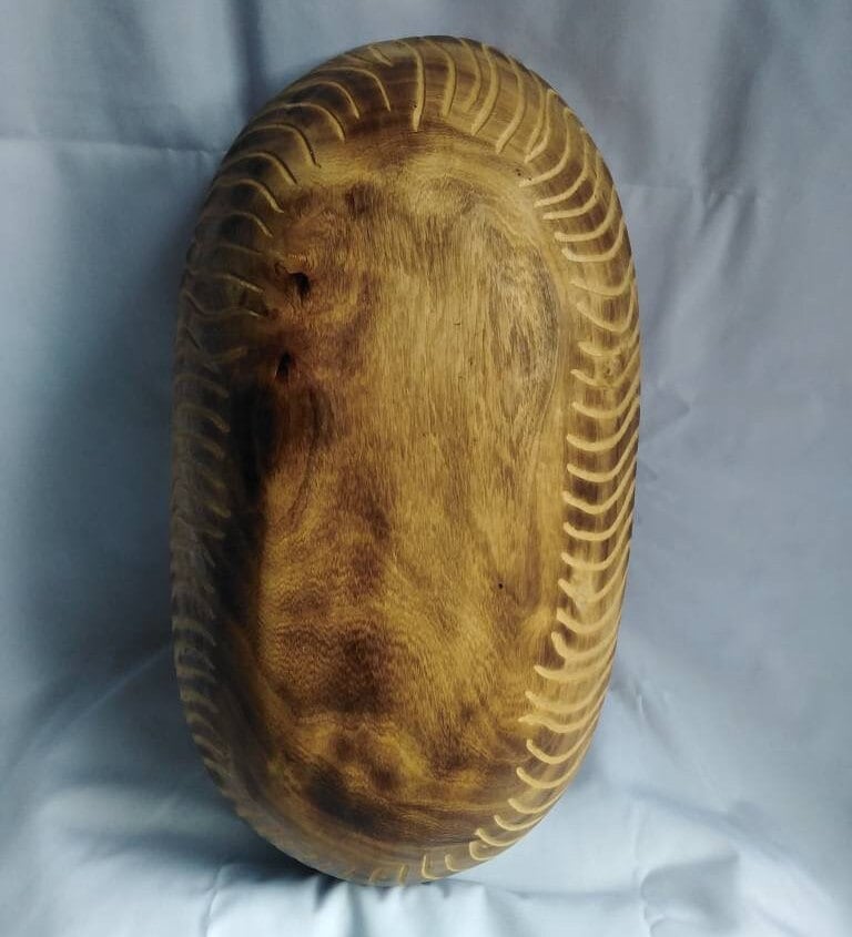 Wholesale.QTY 3 Candle Ready Adorable Hand Carved Spiralled Dough Bowls | Rustic Home Decor | Candle Making Kits | DIY Candle Making |