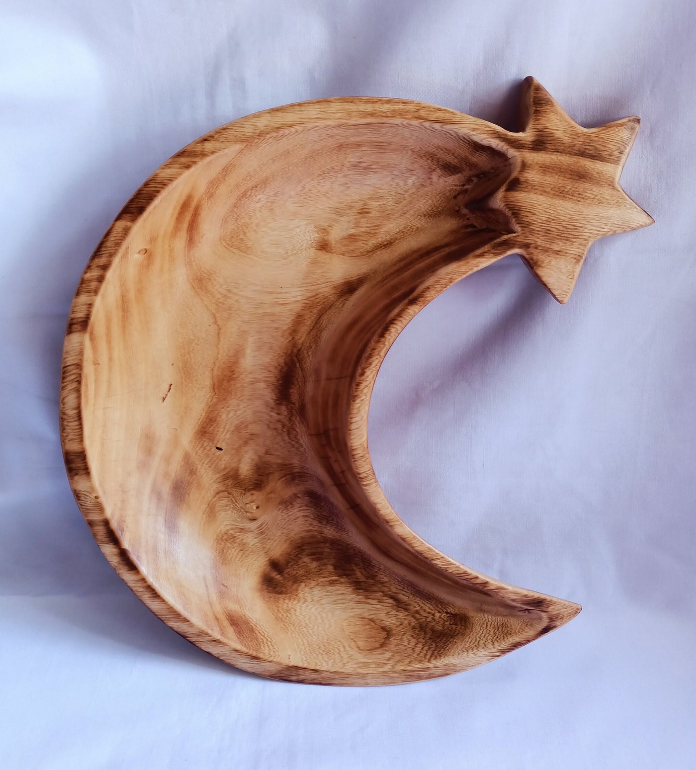 Bulk Supply. Unique Single Star cresent Moon shaped Handcarved Dough Bowls set of 5. Diy Candle Bowls. Farmhouse Decor Bowls.Gift items.