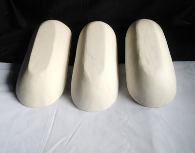 Bulk medium Wooden Candle Dough Bowls- white set of 3. Centerpiece Home Decor Bowls. Diy Candle Making Kit. 13" Wood Bowls.