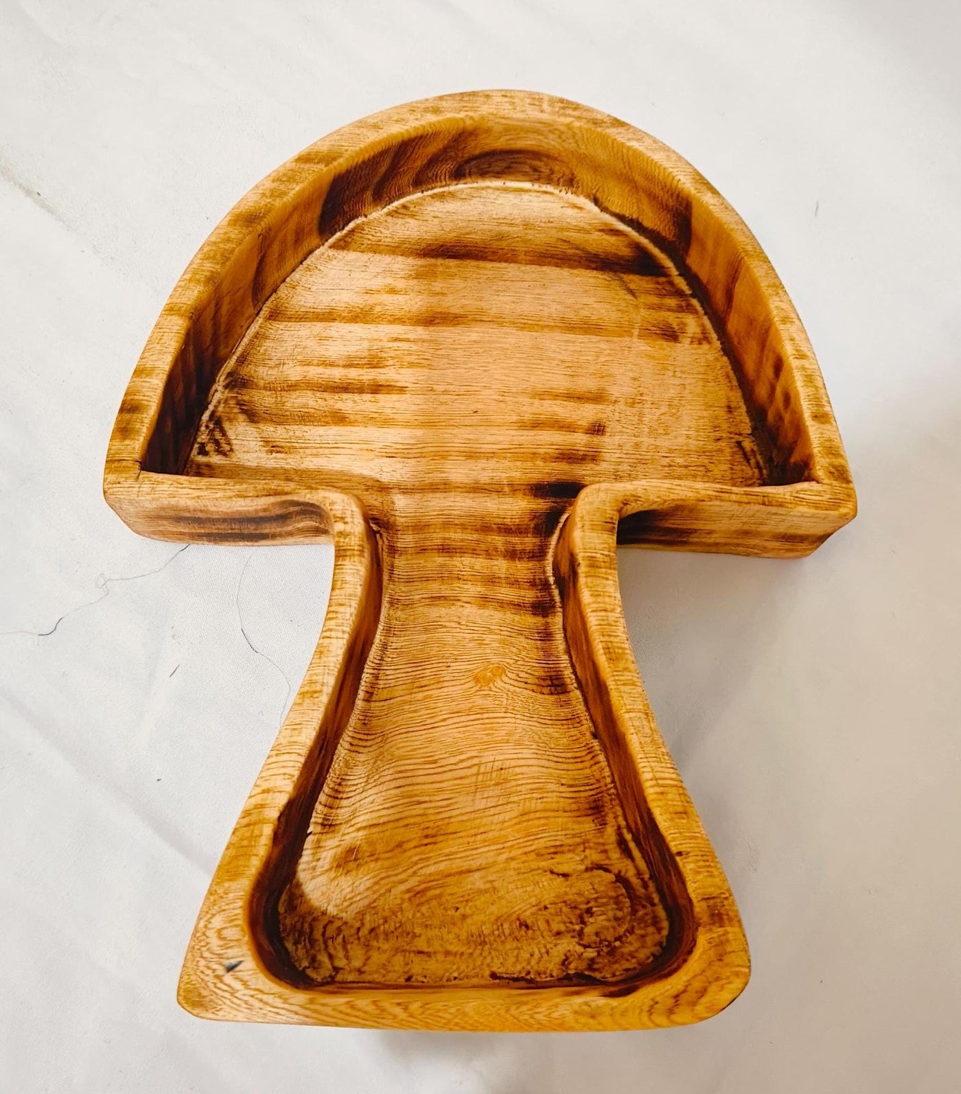 Wholesale Mushroom shaped Dough Bowls Trays set of 25 Handmade Mushrooms Bowls 8.5x6 5x1.5 "Candle Bowls storage  trays servers wooden Gifts