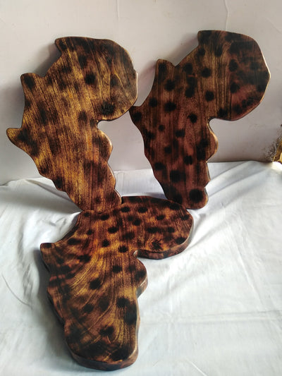 Wholesale.Map of Africa Shaped Cutting Board.Personalised Wood  map Decor set of 2. Handmade Gift wood Board. Mother Day Gifts and Presents
