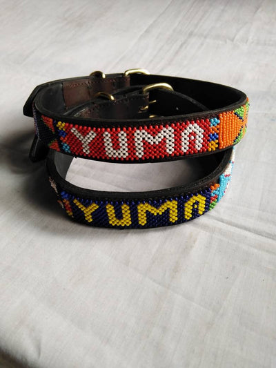 Wholesale.Handmade Dog Collar, Beaded Leather Pet Collar, Personalised Leather Dog Collar,Personalised Dog Collar Leashes, Custom Dog Collar