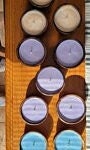 Bulk Supply. Lots of 10 perfect machine Cut, Unique Hand Finished Round wooden Bowls. 4" diameter 2.5"Ht Dough Bowls. Little candle Gifts