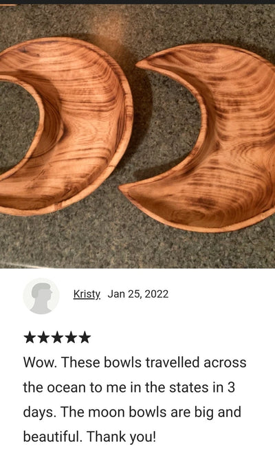 New Bowls Alert!The Moon Bowl.Bulk Supply Beautiful Crescent Moon shaped Dough Bowls Set of 5.Decor Centerpiece Bowls.Diy Candle Fill Bowls