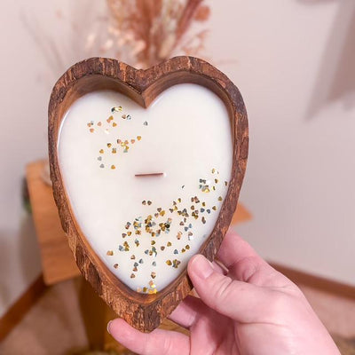Wholesale Handmade Heart shaped Dough Bowls Valentine set of 8 Lovers Hearts Candle Bowl Wedding Decor Gift Bowls Valentines Day Gift  Bowls