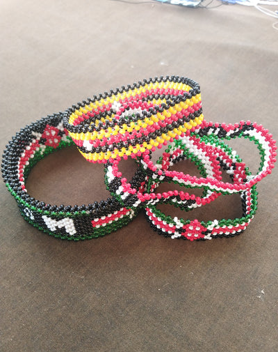 Wholesale Kenyan Flag Handmade Personalized Bracelet.Patriotic Customised Bead Bracelet.Personalised Cute Gift items. Mothers Day cute Gift