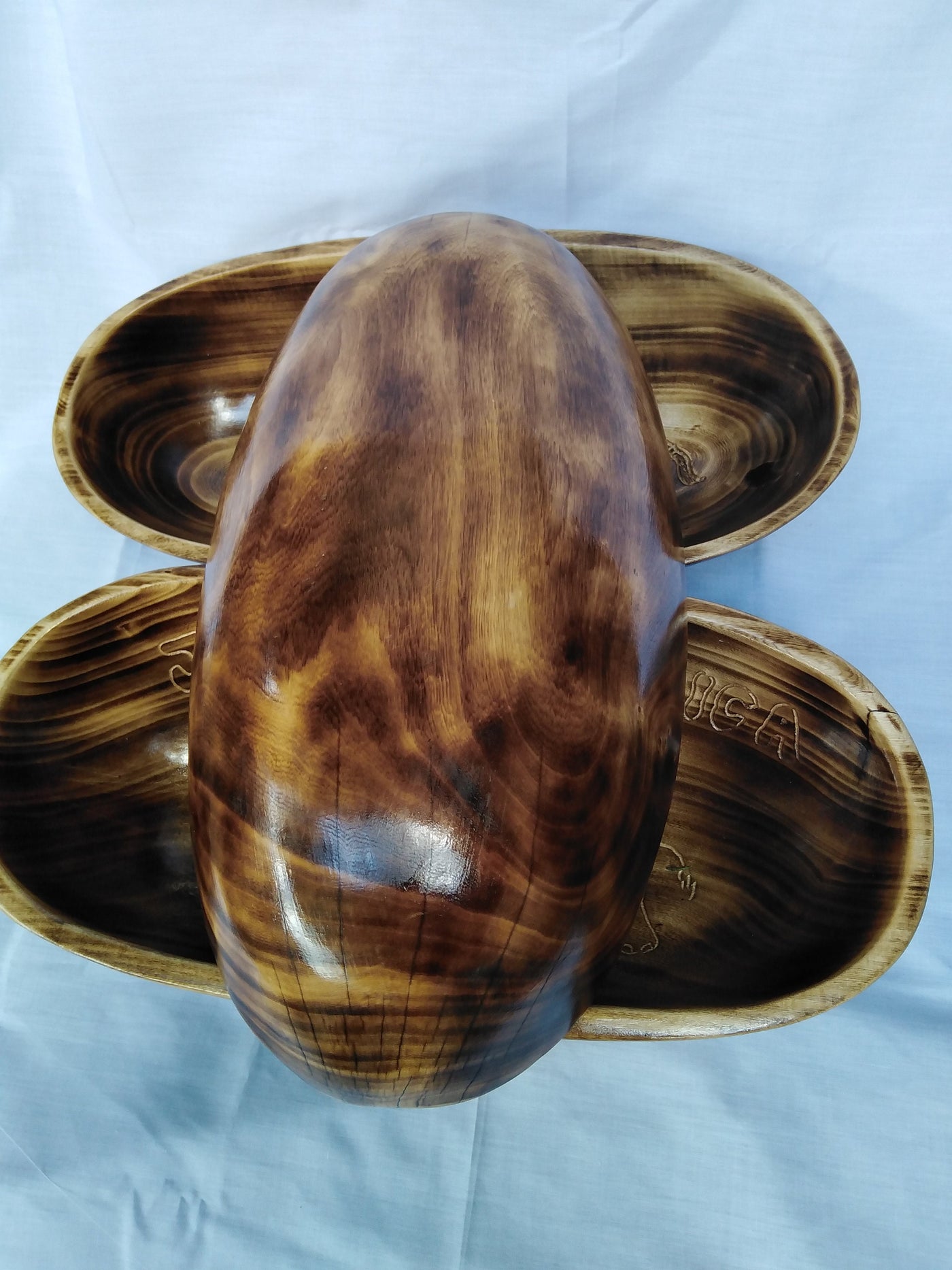 Personalised Large Exquisite Wooden Fruit Display Centerpiece. Multiple use Serving Bowls. Unique General Storage Bowls. Perfect Gift item.