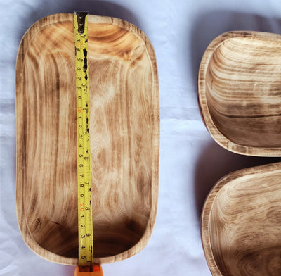Wholesale Supply. Unique Handmade 10by6 inches Candle Ready wooden Dough Bowls Set of 10. DIY Candle Bowls. Farmhouse Decor Bowls.Gift items