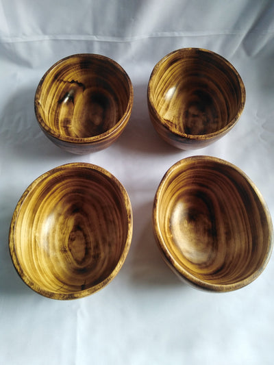 New wholesale Dough Bowls. Beautiful Oval Carved wooden candle Dough Bowls. Stained Wood Candle wax Bowls set of 5. Five Bowls order