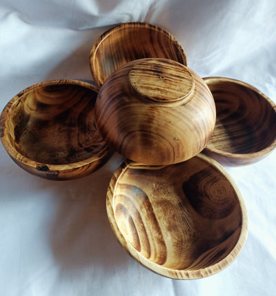 Bulk Supply. Lots of 8 perfect machine Cut, Unique Hand Finished Round wooden Bowls. 6" diameter 2.2"Ht. Farmhouse Craft Decor.DiY Candle