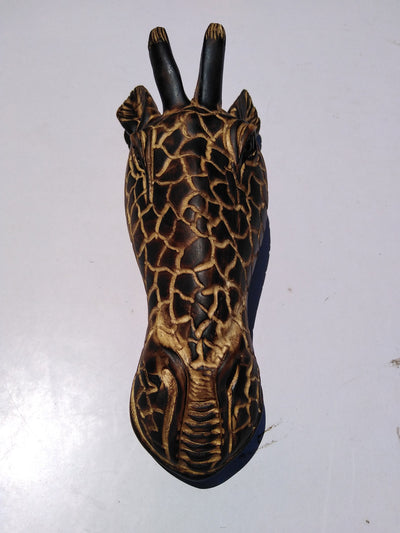 Wildlife Wood Wall Decor. Giraffe Head Hanging Wall Decor. Zoo Gift Items. Handmade Modern Homes Art Wall Decor.Office Wall Decor.